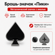 Брошь-значок ПИКИ