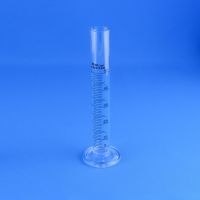 Цилиндр мерный Labdevices 1-50-2, 50 мл, стекло Boro 3.3, со стеклянным основанием, с носиком, градуированный