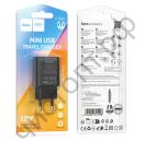 СЗУ HOCO C134A с USB выходом 2.4A черный