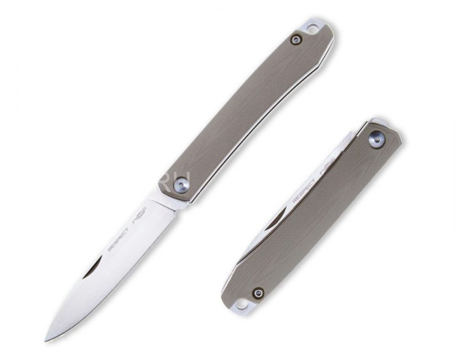 Нож N.C.Custom Respect G10 Tan Satin