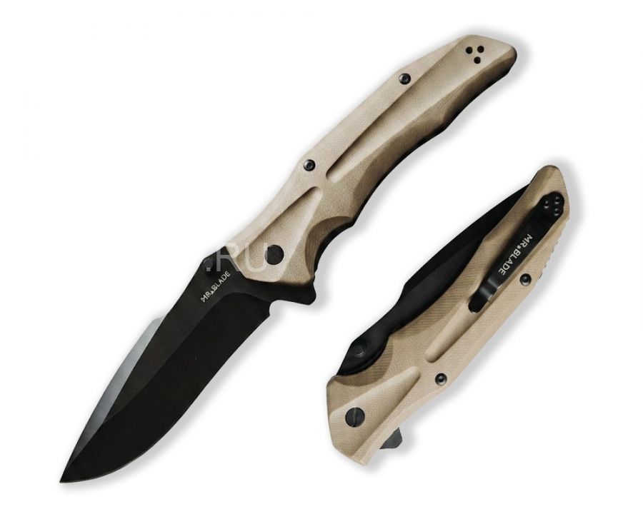 Нож HT-2 Blackwash Tan