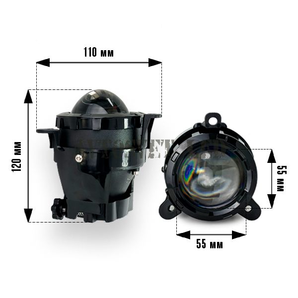 Фары противотуманные ASF15-40W FLOOD PRIORA с границей света
