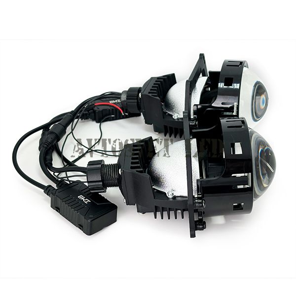 Светодиодные би-линзы BI-LED-AS3 (BI-LED дальний, ближний свет)