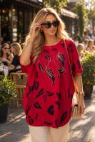 Нарядная футболка Urban Elegance арт. F8113 [красный]