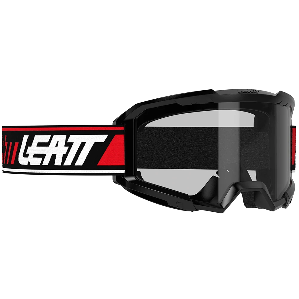 Leatt Vizion 2.5 Black/Red Clear 90% очки для мотокросса и эндуро