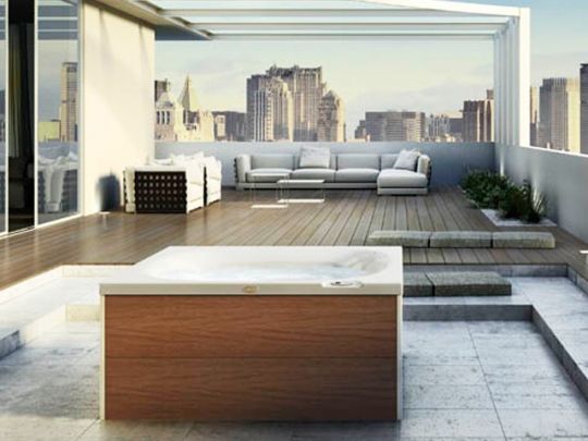 Спа бассейн Jacuzzi City Spa 150х160 см схема 4