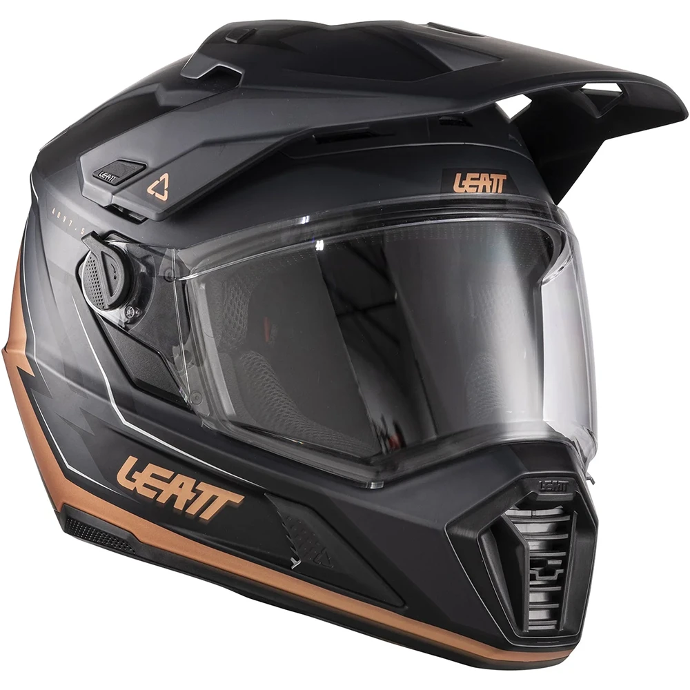 Leatt ADV 7.5 Black/Bronze Helmet Kit, комплект шлем + очки Leatt Vizion 2.5