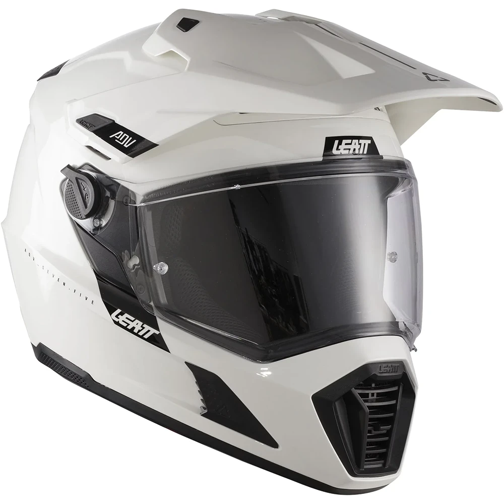 Leatt ADV 7.5 White Helmet Kit, комплект шлем + очки Leatt Vizion 2.5