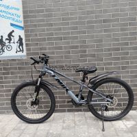 Велосипед 24" детский TMIK двойной обод серый для детей