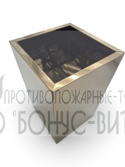Подставка П-15 (золотая) из нержавеющей стали к огнетушителю