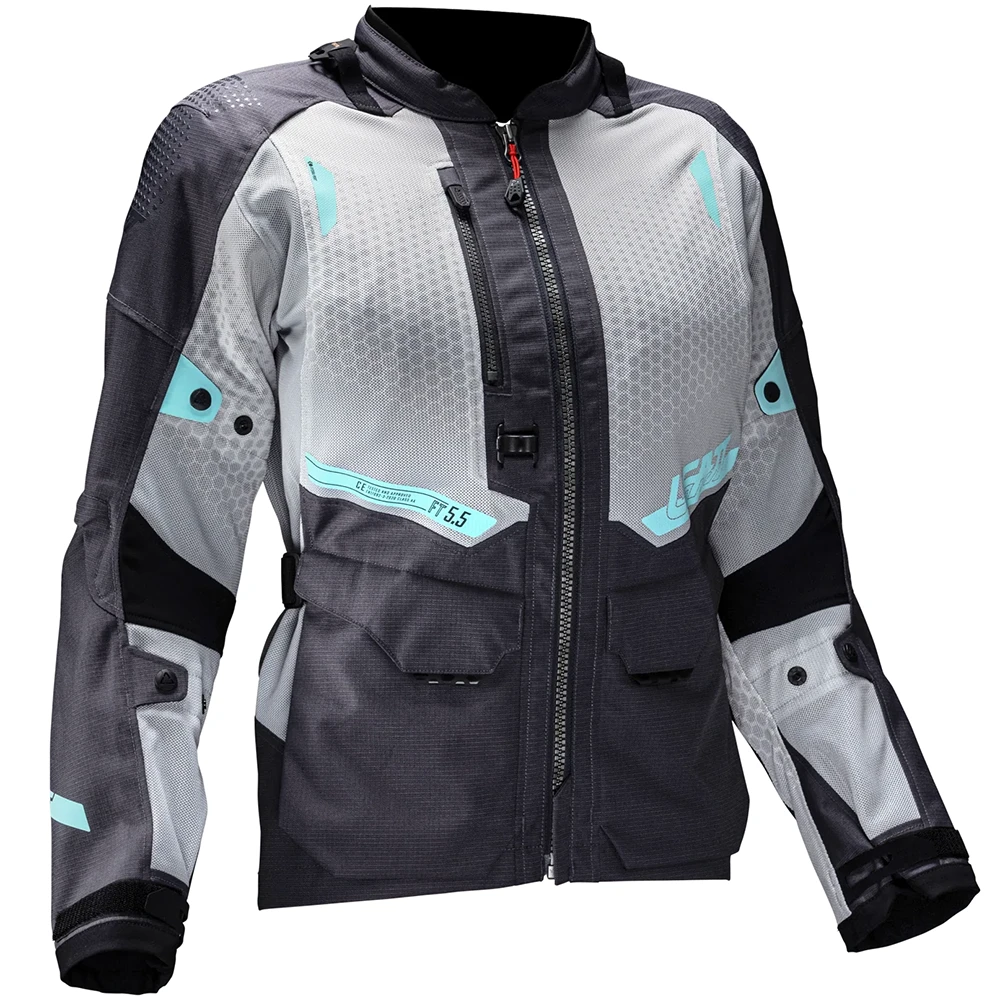 Leatt ADV FlowTour 5.5 Women Iron женская мотокуртка для мототуризма и путешествий