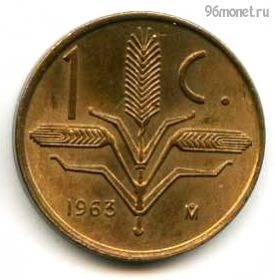 Мексика 1 сентаво 1963