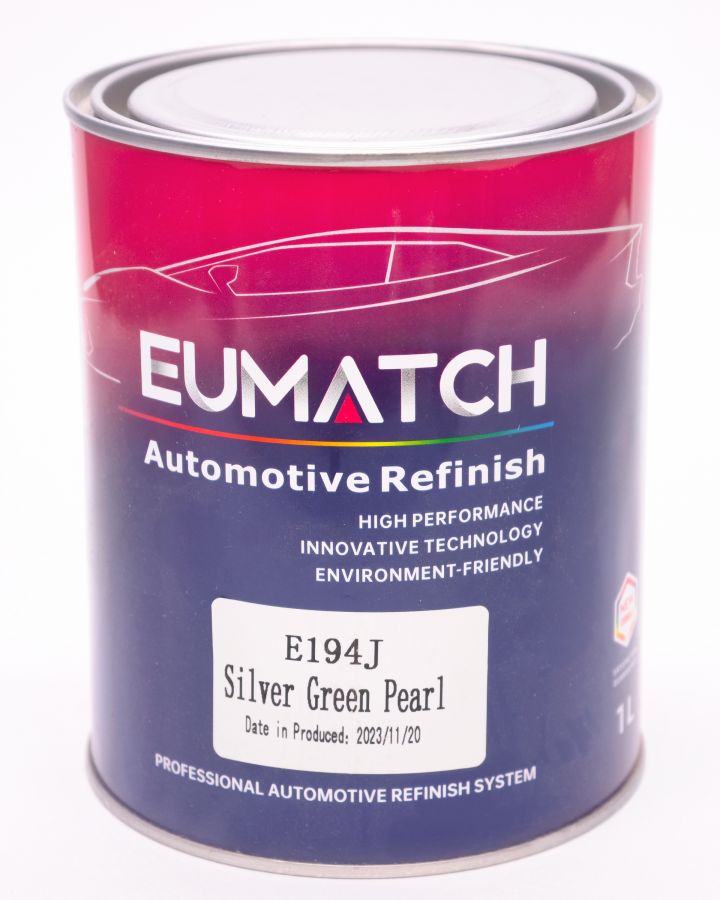 Eumatch Эмаль E194J-1 Silver Green Pearl / Зелёное серебро