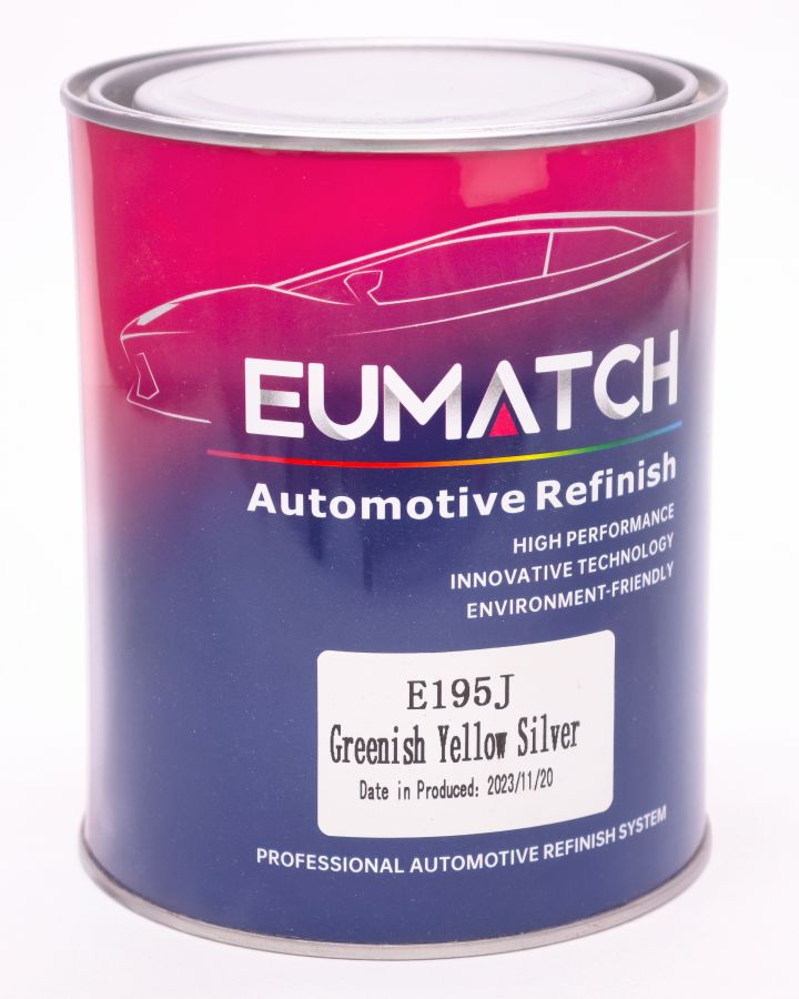 Eumatch Эмаль E195J Greenish Yellow Silver / Зеленовато-жёлтое серебро