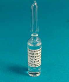 ГСО уксусной кислоты с концентрацией 1 г/л, фон-вода (5 мл) (ГСО 8462-2003)