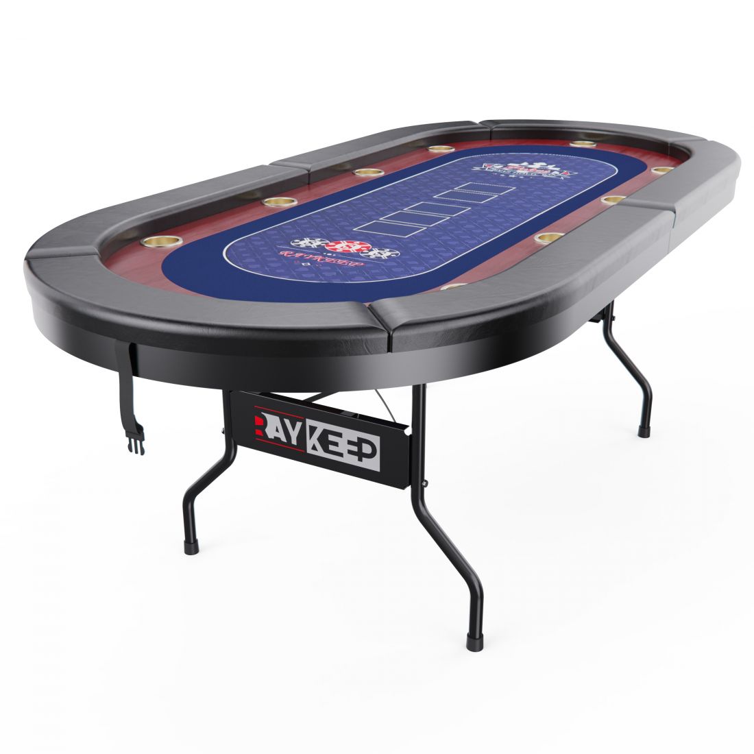 Игровой стол – покер DFC RAYKEEP 86", на 10 мест, складной