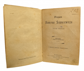 Антикварная книга «Сочинения Генрика Сенкевича», Том XLVII (47), 1902 г.