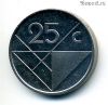 Аруба 25 центов 1990
