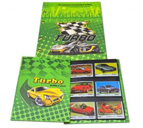 КОЛЛЕКЦИЯ 70 вкладышей (полная) TURBO 121-190 в АЛЬБОМЕ (привет из 90х)​ Мг00010 quality 2 Oz