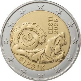 Сипсик 2 евро Эстония 2026