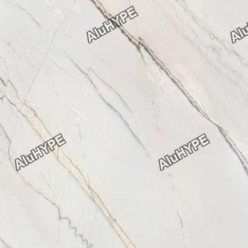 Алюминий рулонной окраски для фасада 1,5х1500х4000 покрытие PlastCover цвет 1295 Мрамор Бьянко AluHype