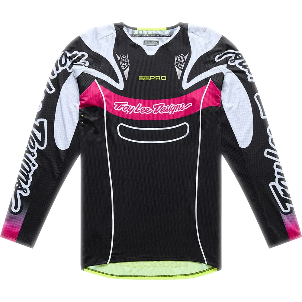 Troy Lee Designs SE Pro Salvo Black / White джерси для мотокросса
