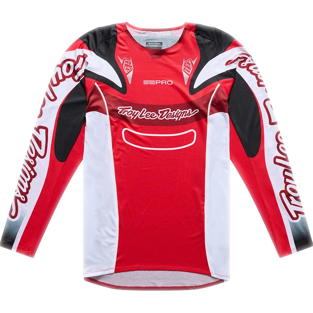 Troy Lee Designs SE Pro Salvo Red / White джерси для мотокросса