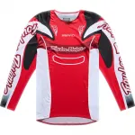 Troy Lee Designs SE Pro Salvo Red / White джерси для мотокросса
