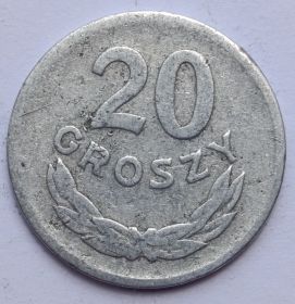 20 грошей  Польша 1949