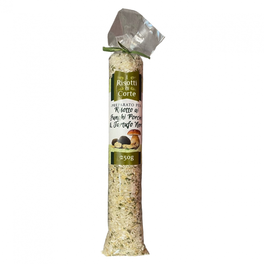 Ризотто с белыми грибами и трюфелем 250 г, La Corte d Italia. Risotto ai funghi porcini e tartufo 250 g