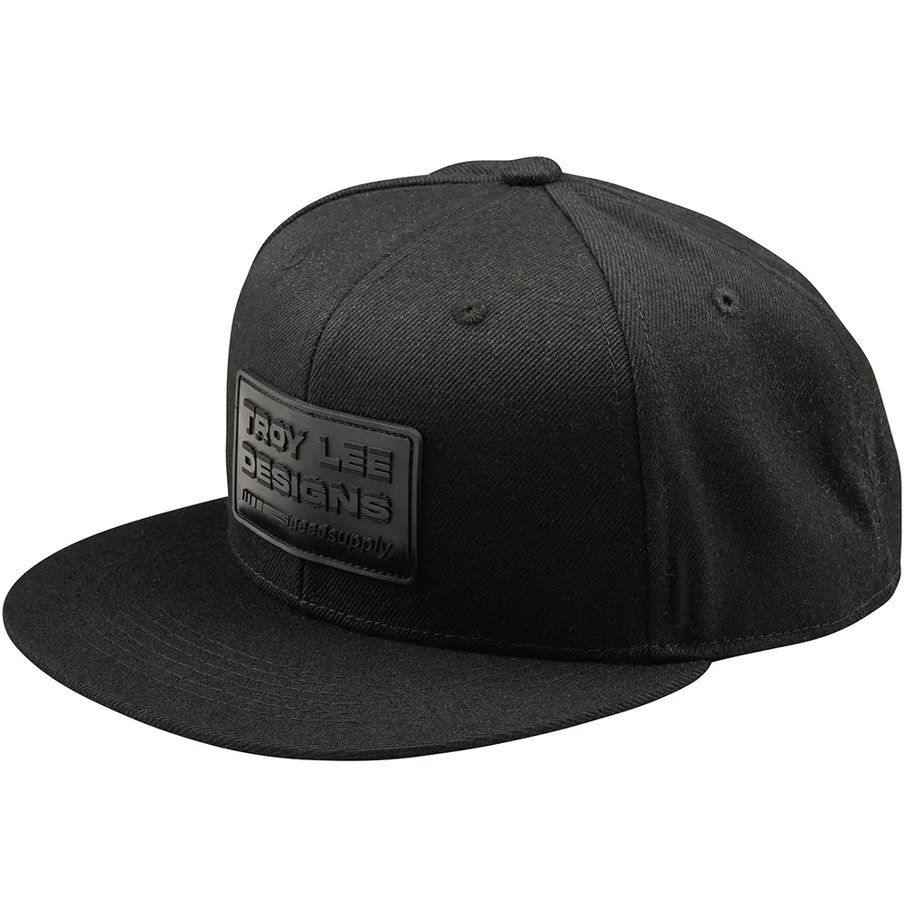 Troy Lee Designs Flat Bill Factory Black бейсболка