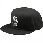 Troy Lee Designs Flat Bill Peace Out Black бейсболка