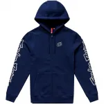 Troy Lee Designs Badge Zip Up Hoodie Navy/Sage толстовка
