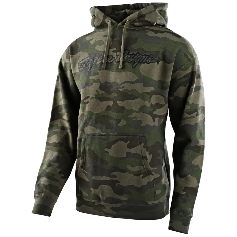 Troy Lee Designs Signature Camo Pullover Army Green толстовка