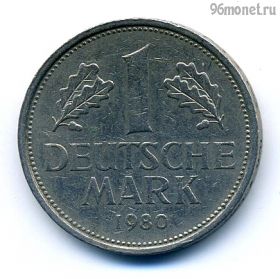 ФРГ 1 марка 1980 J