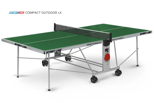 Теннисный стол Compact-2 LX Всепогодный 6 Зеленый