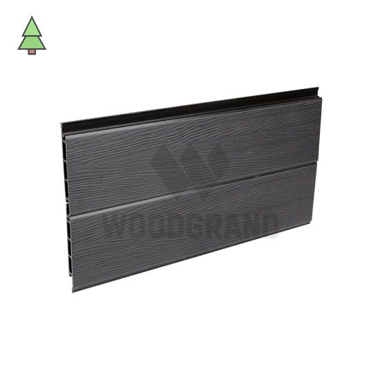 Фасадная панель 150*20 мм из МПК WoodGrand Антрацит
