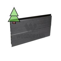 Фасадная панель 150*20 мм из МПК WoodGrand Антрацит