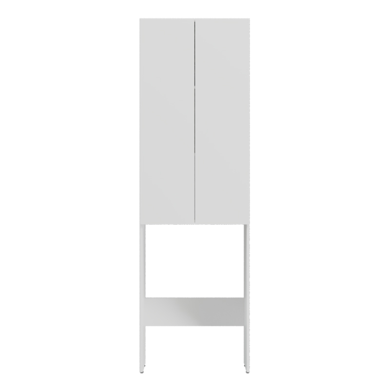 Стеллаж Melodia Универсал 2 дверцы 65 белый (из 2 частей) MFR80058WT