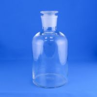 Склянка (штанглас) Labdevices, 5000 мл, светлое стекло, с притёртой пробкой, узкое горло