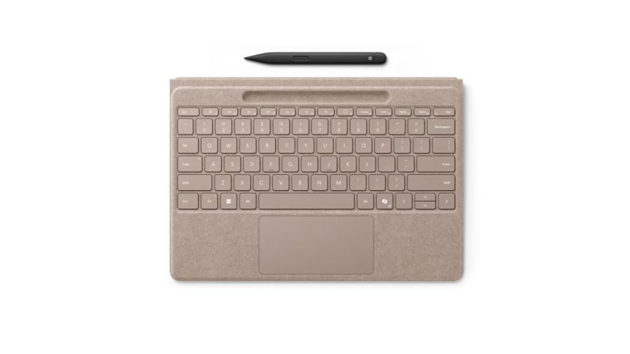 Клавиатура Microsoft Surface Pro Flex Keyboard 8/9/10/11/12 with Copilot button (Alcantara) (Dune) + Slim Pen 2
