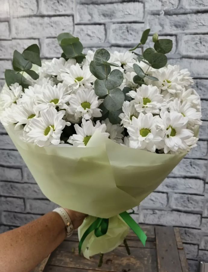 Букет с ромашками