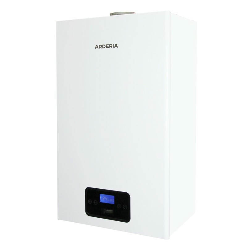 Котел газовый Arderia D28 28 кВт v3, двухконтурный с закрытой камерой сгорания, настенный