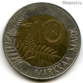 Финляндия 10 марок 1995