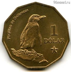 Галапагосские острова 1 доллар 2008