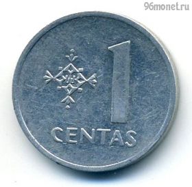 Литва 1 цент 1991