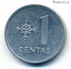 Литва 1 цент 1991