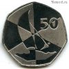 Гибралтар 50 пенсов 2019