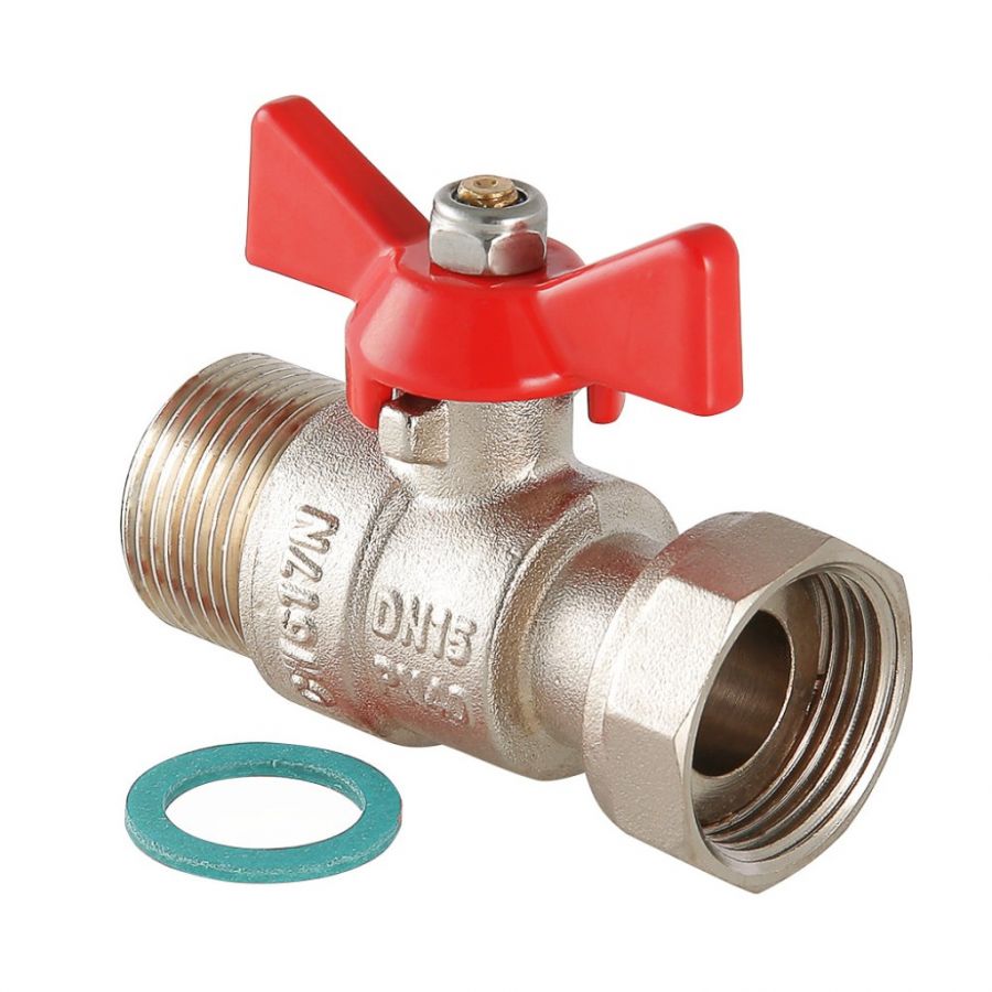 Кран шаровой Valtec с накидной гайкой Г/Ш 3/4"(арт.VT.260.N.0505)