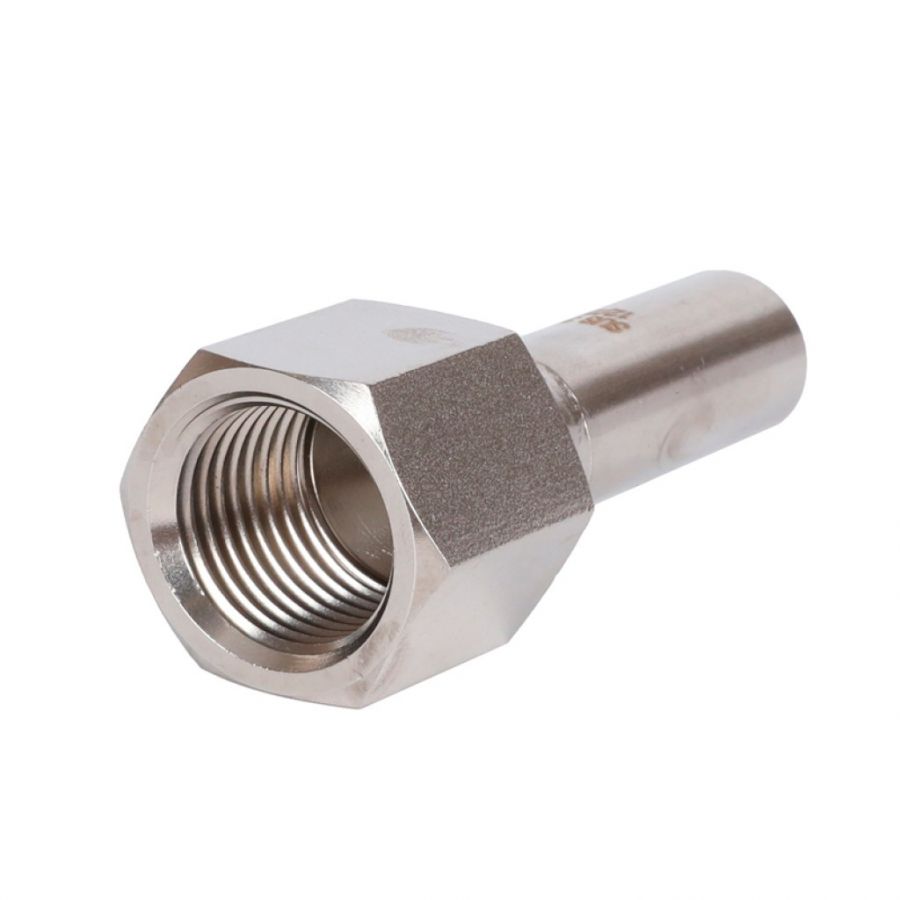 Пресс-вставка из нержавеющей стали ZEISSLER с ВР резьбой 28х1/2" мм